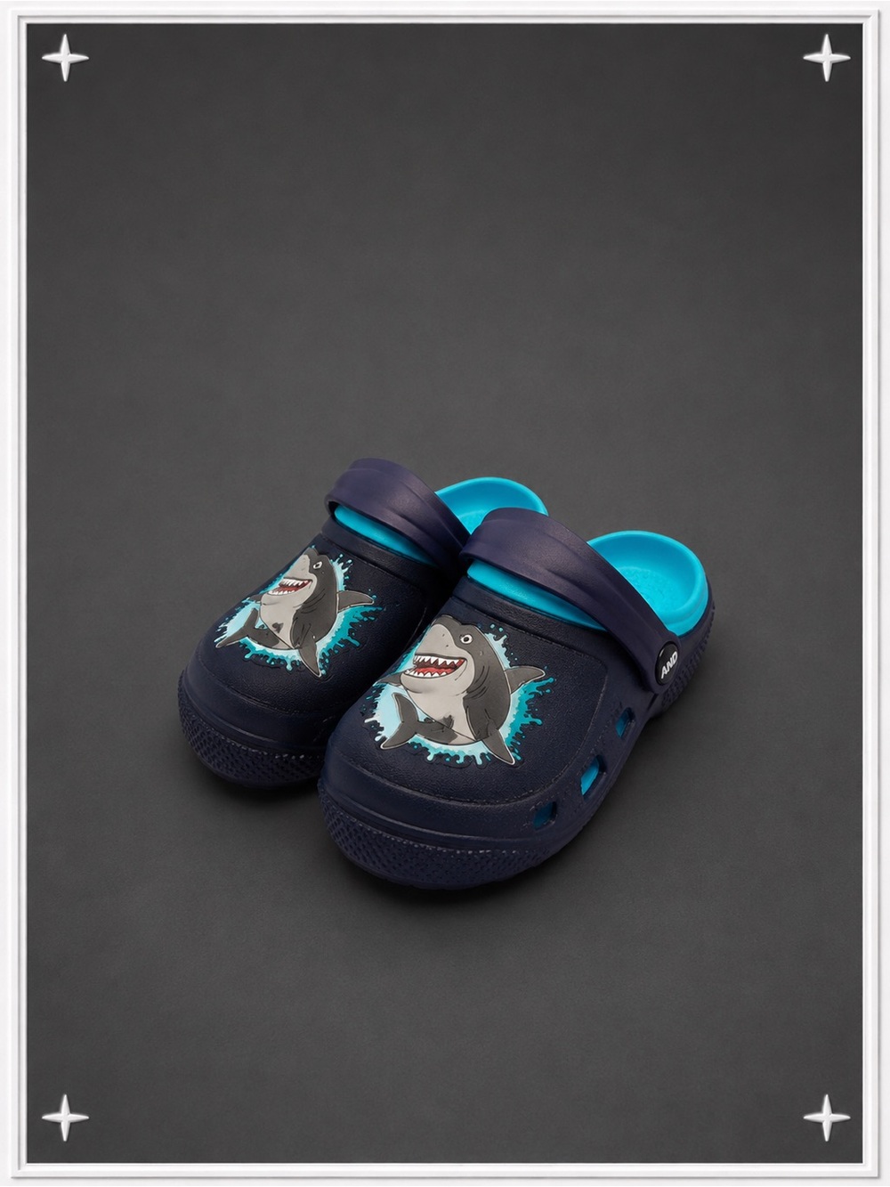 Blue Shark Waterproof Clogs | Kid's 10